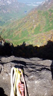 妙義山,１１月,紅葉,星穴岳,懸垂下降,ルート